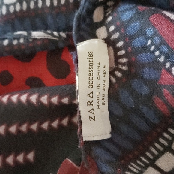 ZARA Printed Blanket Scarf 54" x 80" - Picture 9 of 9